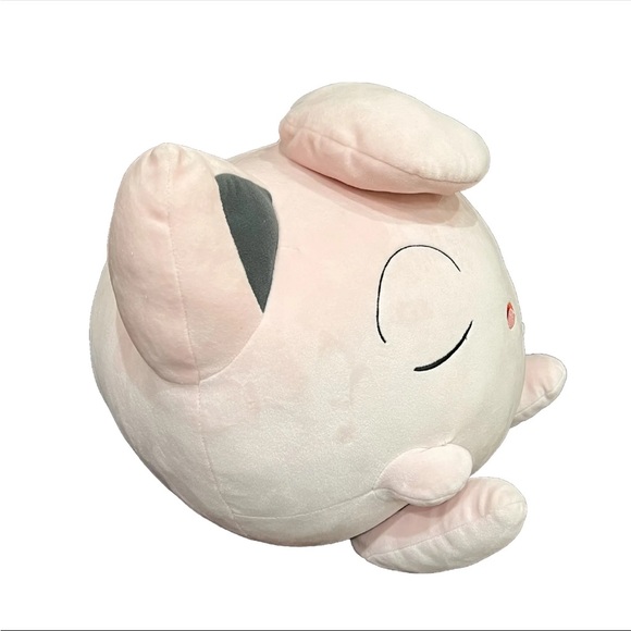 Pokémon Plush Jigglypuff Sleeping Kids' Plush Buddy LARGE 18" Jazwares Like New - Picture 2 of 7